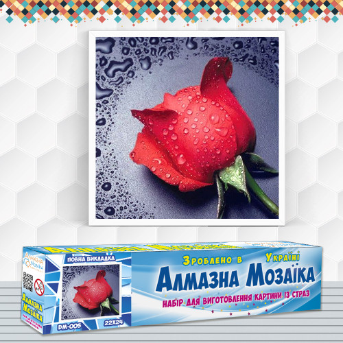 Diamond embroidery (set) Red rose