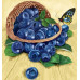 Diamond embroidery (set) Blueberry basket