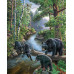Diamond Embroidery (set) Bears on the hunt