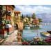 Diamond embroidery (set) Blooming courtyard