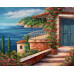 Diamond embroidery (set) House by the sea
