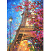 Diamond embroidery (set) near the eiffel tower