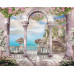 Diamond embroidery (set) veranda flowers
