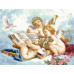 Diamond mosaic (set) Angels on the clouds