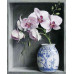 Diamond embroidery (set) Orchids in a vase