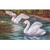 Diamond embroidery (set) Swan pair