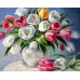 Diamond embroidery (set) Tulips in a vase