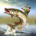 Diamond embroidery (set) Trophy pike