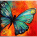 Diamond embroidery (set) Butterfly drawing