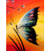 Diamond embroidery (set) Butterfly at sunset