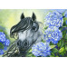Diamond embroidery (set) horse in flowers