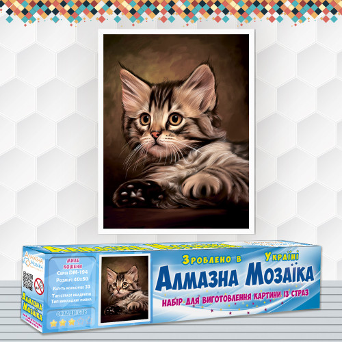 Diamond embroidery (set) Cute kitten