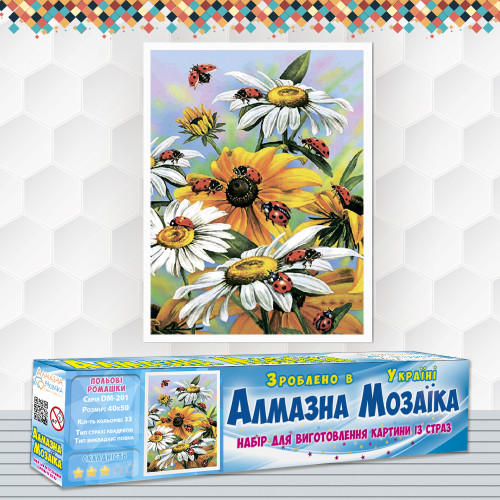Diamond embroidery (set) Field daisies