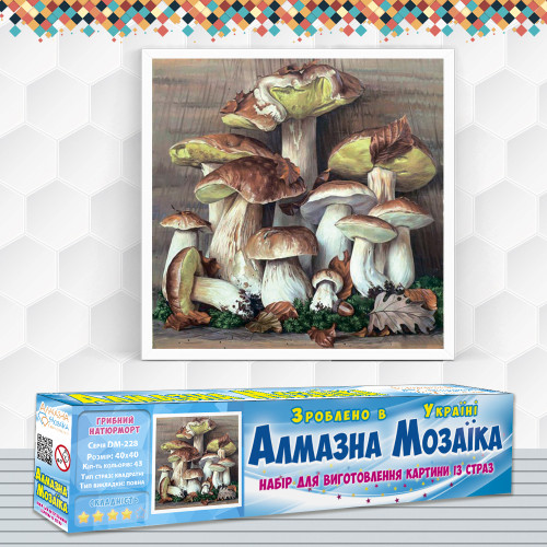 Diamond embroidery (set) Mushroom still life