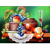 Diamond embroidery (set) Fruit on the tablе