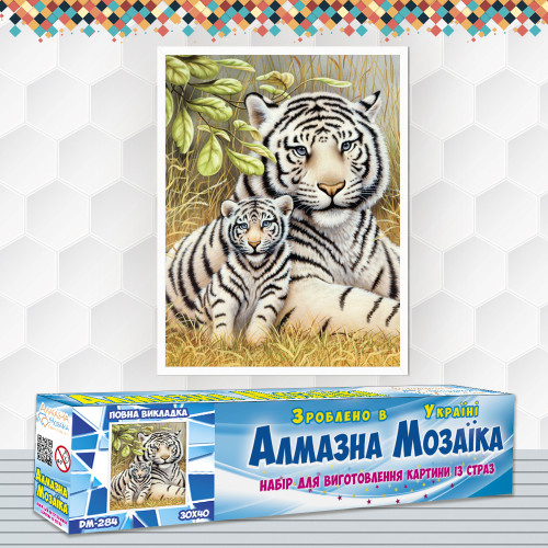 Diamond embroidery (set) Love of the tigress