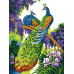 Diamond embroidery (set) Peacocks on a branch