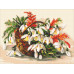 Diamond embroidery (set) flowers in a basket