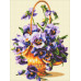 Diamond embroidery (set) Pansies
