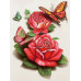 Diamond embroidery (set) Butterflies on roses