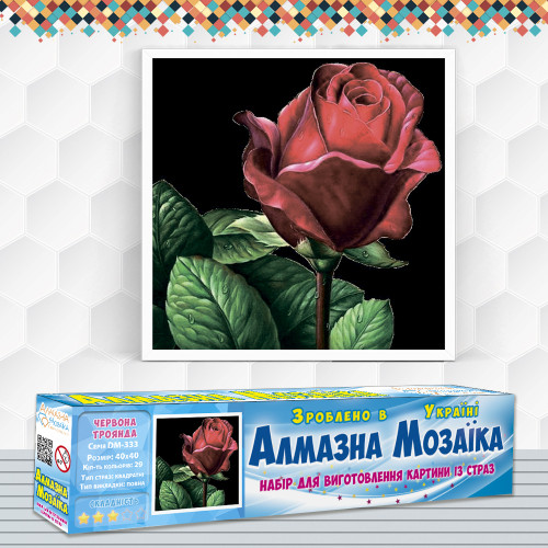 Diamond embroidery (set) scarlet rose