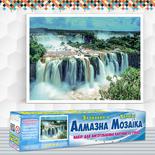 Diamond mosaic (set) Scenic waterfall
