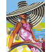 Diamond embroidery (set) Girl with a cocktail