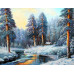 Diamond embroidery (set) Fairy winter