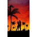 Diamond embroidery (set) lovers at sunset