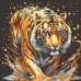 Diamond embroidery (set) Tiger eyes vigilance