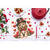 Diamond embroidery (set on a stretcher) Spaniel in love DMF-472