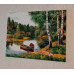 Diamond embroidery (set) Birch trees by the river